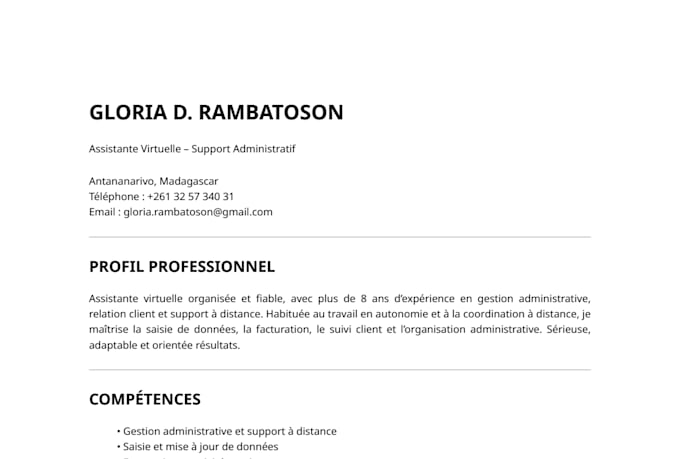 be your french virtual assistant